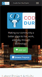 Mobile Screenshot of codefordurham.com